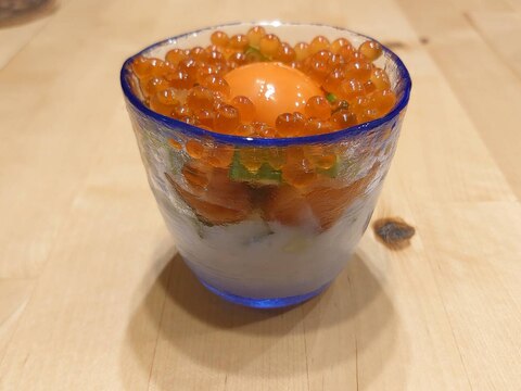 前菜に サーモンとイクラのネバトロフィーユ レシピ 作り方 By ぼんぼん 楽天レシピ